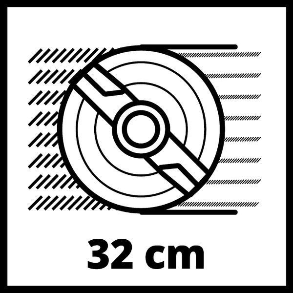 Газонокосарка акумуляторна безщіткова Einhell GE-CM 18/32 Li Kit 4.0 Ah 3413256, 4512042 фото