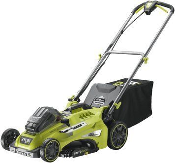 Ryobi Газонокосилка аккумуляторная RLM36X46H50PG MAX POWER 36В акб 1х5А&middot;час 46см 45л 20-70мм с функцией Power-Assist 17.8кг 5133005484 фото