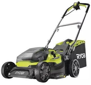 Ryobi Газонокосилка Ryobi ONE+ Hybrid RY18LMH37A-250 18В/220В 2х5.0А/ч, 37см, 25-70 мм, 45л, мульчирование 5133004583 фото