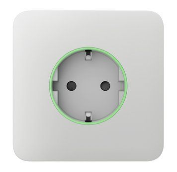 Ajax Передня панель для вбудованої розетки SoloCover for Outlet smart, Jeweler, бездротова, білий 000038777 фото